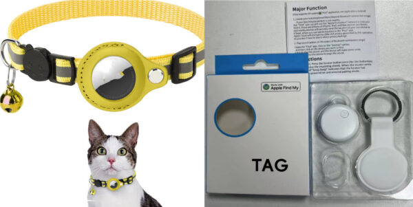 Reflective Collar Waterproof Holder Case for AirTag Air Tag Airtags