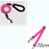 Reflective Dog Leash Nylon Pet Rope for Small Medium Large Dogs Walking