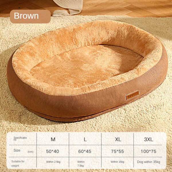 Removable and Washable Dog Bed Warm Cat Bed for Sleeping