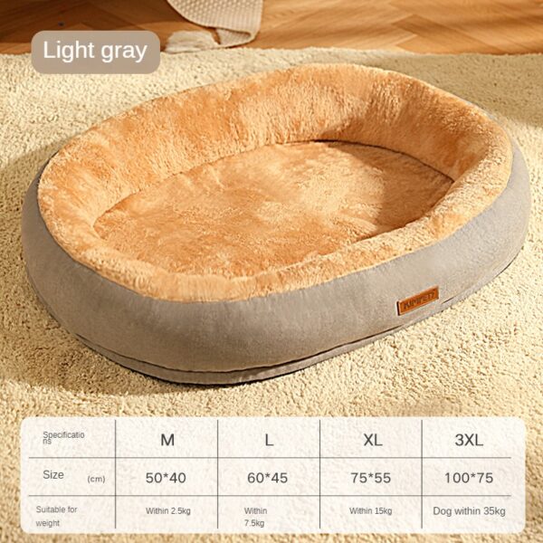 Removable and Washable Dog Bed Warm Cat Bed for Sleeping