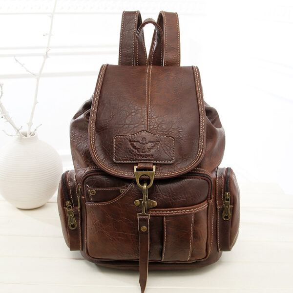 Retro Shoulder Bag Female Fashion Trend Hook Women's Backpack Student Retro Shoulder Bag Female Fashion Trend Hook Women's Backpack Student