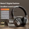 Retro Wireless Bluetooth-compatible 5.3 Head-mounted Dynamic Bass Boost Retro Wireless Bluetooth-compatible 5.3 Head-mounted Dynamic Bass Boost