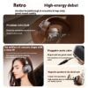 Retro Wireless Bluetooth-compatible 5.3 Head-mounted Dynamic Bass Boost Retro Wireless Bluetooth-compatible 5.3 Head-mounted Dynamic Bass Boost