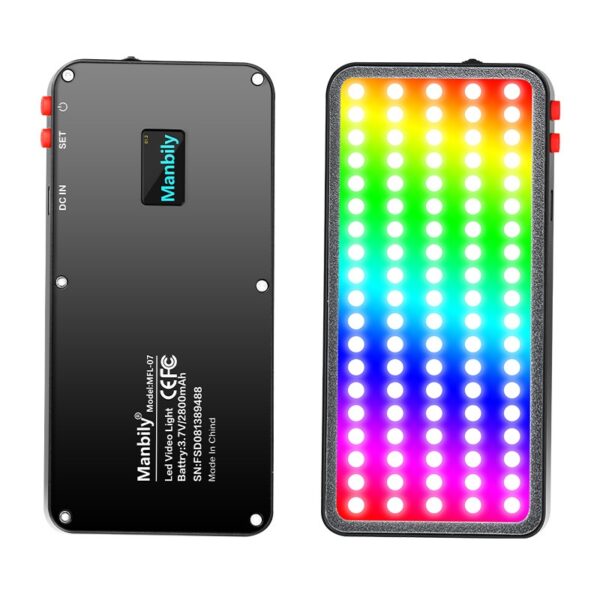 RGB Full Color Pocket LED Photography Portable Mini Light Effect RGB Full Color Pocket LED Photography Portable Mini Light Effect