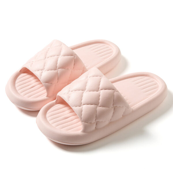 Rhombus Home Slippers Summer Non-slip Floor Bathroom Slipper Rhombus Home Slippers Summer Non-slip Floor Bathroom Slipper