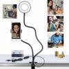 Ring Light Dimmable Lighting Phone Selfie Tripod Stand Makeup Live Lamp Ring Light Dimmable Lighting Phone Selfie Tripod Stand Makeup Live Lamp