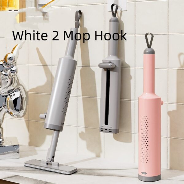 Rotatable Self-squeeze Mini Mop with Crevice Brush Hand Wash-free Flat