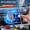 Rotate Metal Magnetic Car Phone Holder Foldable Universal Mobile Stand Rotate Metal Magnetic Car Phone Holder Foldable Universal Mobile Stand