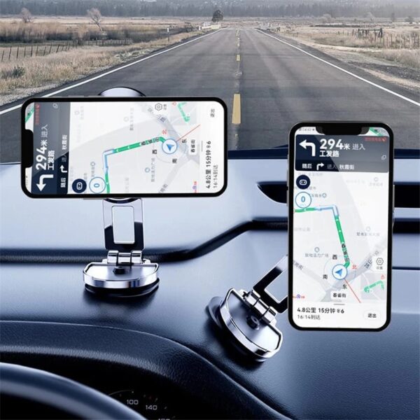 Rotate Metal Magnetic Car Phone Holder Foldable Universal Mobile Stand Rotate Metal Magnetic Car Phone Holder Foldable Universal Mobile Stand