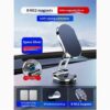 Rotate Metal Magnetic Car Phone Holder Foldable Universal Mobile Stand Rotate Metal Magnetic Car Phone Holder Foldable Universal Mobile Stand