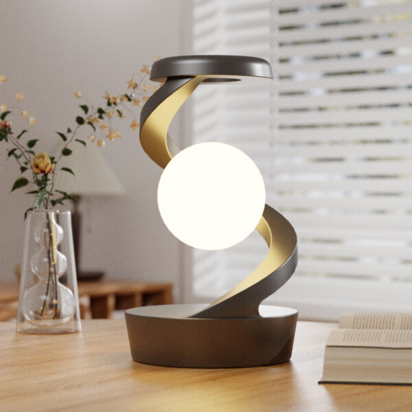 Rotating Moon Desk Lamp with Phone Wireless Charging Sensor Control Rotating Moon Desk Lamp with Phone Wireless Charging Sensor Control