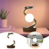 Rotating Moon Desk Lamp with Phone Wireless Charging Sensor Control Rotating Moon Desk Lamp with Phone Wireless Charging Sensor Control