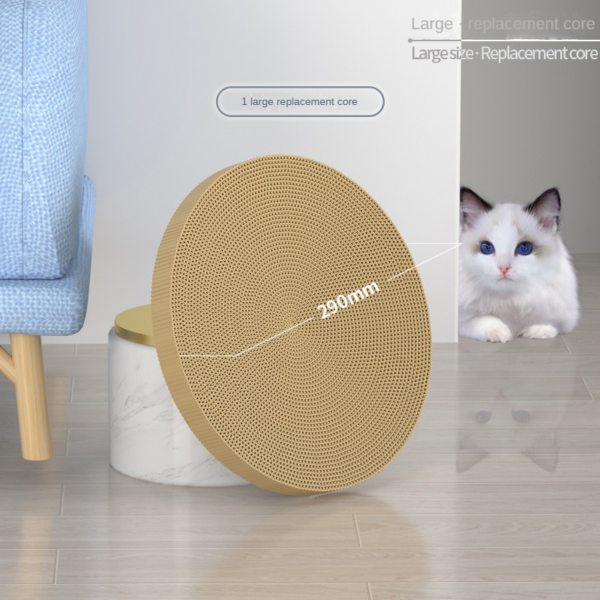 Round Cat Scratching Board Wear-resistant Anti-scratch Claw Grinder