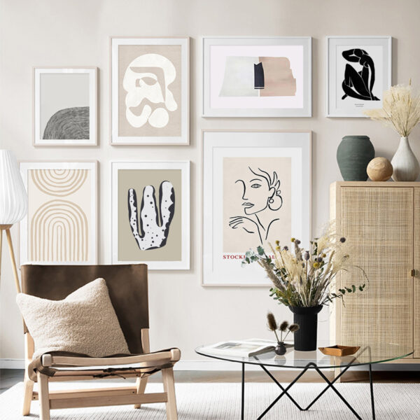 Scandinavian Abstract Painting Poster Wall Picture