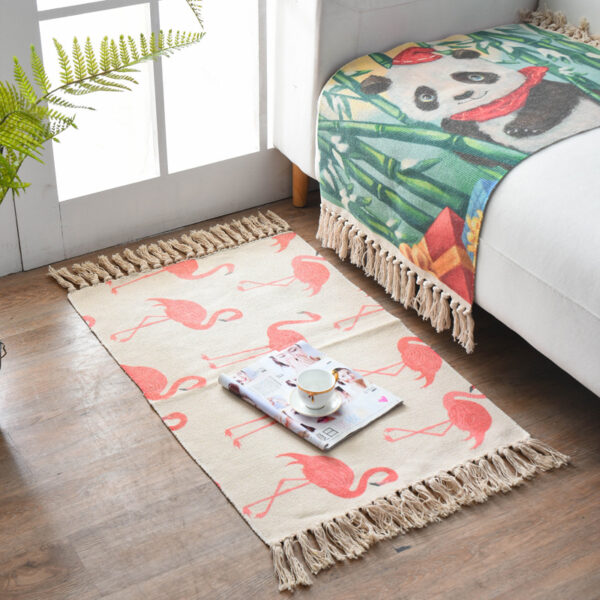 Scandinavian Style Linen Cotton Rug Scandinavian Style Linen Cotton Rug