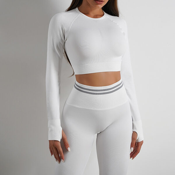 Seamless Yoga Pants Sports Gym Fitness Leggings or Long Sleeve Tops