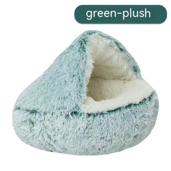 Semi-closed Cat Bed Four Seasons Universal Cover Shell Nest Small Dog