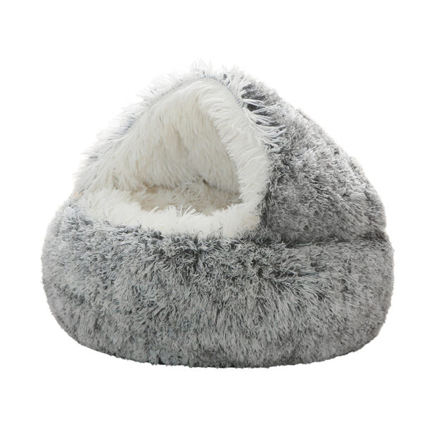 Semi-closed Cat Bed Four Seasons Universal Cover Shell Nest Small Dog