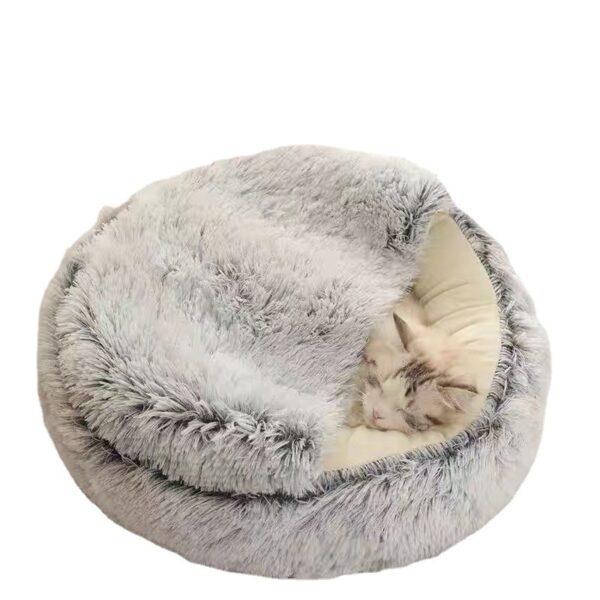 Semi-closed Cat Bed Four Seasons Universal Cover Shell Nest Small Dog