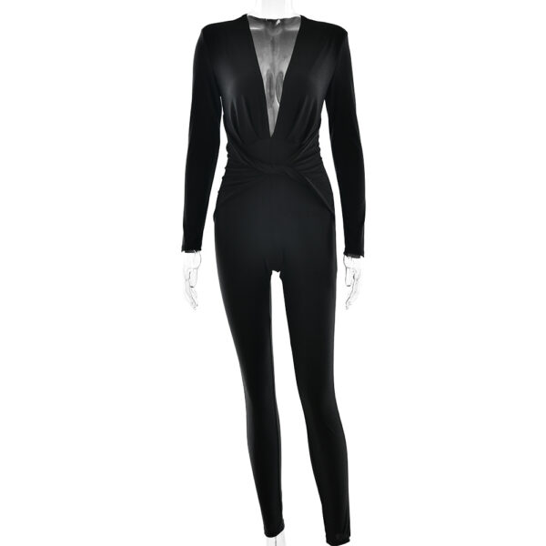 Sexy Deep V-neck Jumpsuit for Women Sexy Deep V-neck Jumpsuit for Women