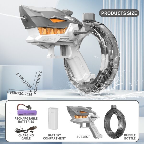 Shark Electric Water Gun Toys Fully Automatic Continuous Fire Large Shark Electric Water Gun Toys Fully Automatic Continuous Fire Large