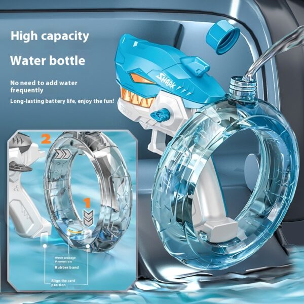 Shark Electric Water Gun Toys Fully Automatic Continuous Fire Large Shark Electric Water Gun Toys Fully Automatic Continuous Fire Large