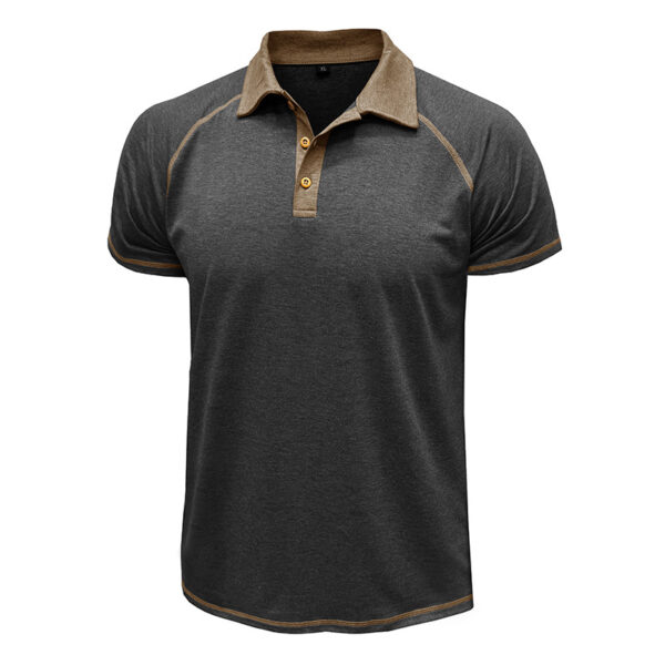 Short-sleeved Lapel T-shirt POLO Bottoming Shirt