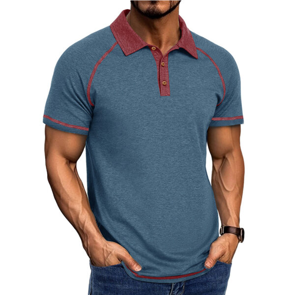 Short-sleeved Lapel T-shirt POLO Bottoming Shirt