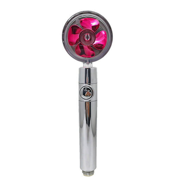 Shower Head Water Saving Flow 360 Degrees Rotating with Small Fan ABS Shower Head Water Saving Flow 360 Degrees Rotating with Small Fan ABS