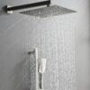 Shower System with Head Hand Slide Bar Sprayer Arm Hose Valve Trim Shower System with Head Hand Slide Bar Sprayer Arm Hose Valve Trim