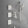 Shower System with Head Hand Slide Bar Sprayer Arm Hose Valve Trim Shower System with Head Hand Slide Bar Sprayer Arm Hose Valve Trim