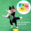 Silicone Flying Saucer Funny Pets Dog Cat Toy Game Discs Resistant Chew