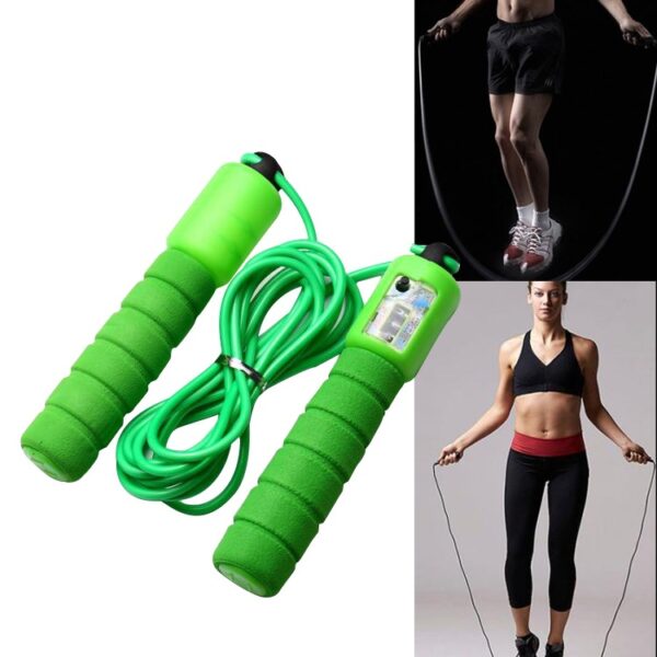 Skipping Rope with Counter Adjustable Length Wear-resistant Foam Cotton