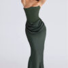 Slim Tube Top Long Dress Sexy Fashion Bandeau Backless Party Evening Slim Tube Top Long Dress Sexy Fashion Bandeau Backless Party Evening