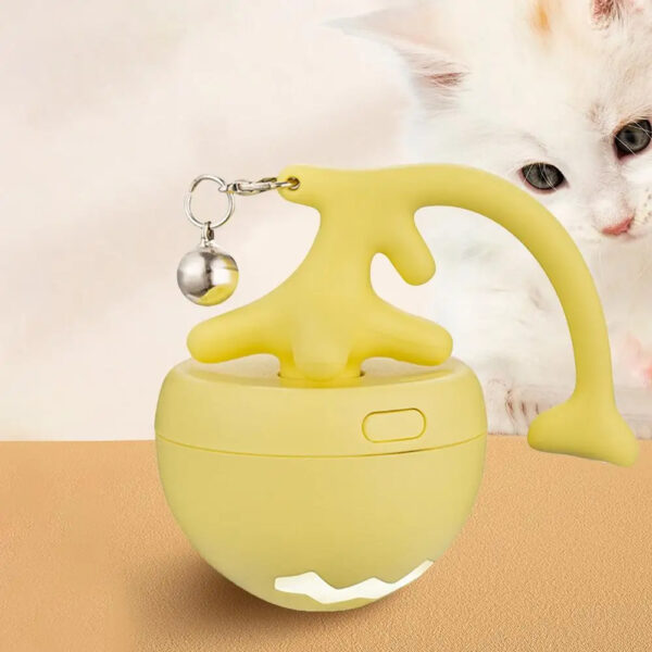 Smart Interactive Cat Toy Ball USB Rechargeable Moving Rolling Pets