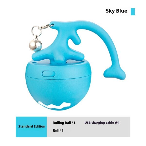 Smart Interactive Cat Toy Ball USB Rechargeable Moving Rolling Pets Smart Interactive Cat Toy Ball USB Rechargeable Moving Rolling Pets