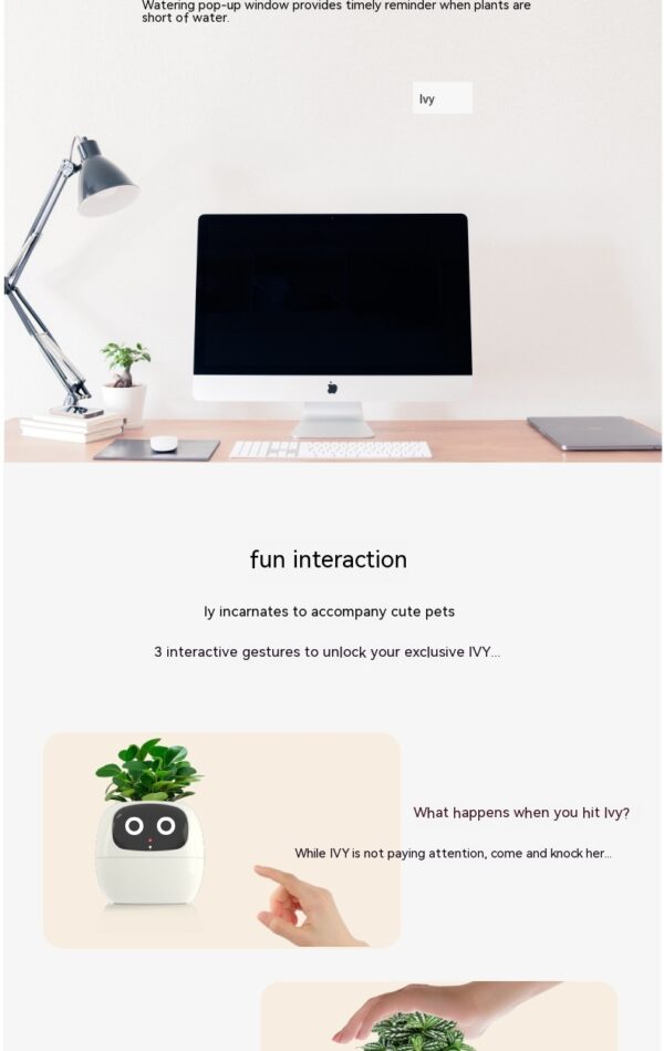 Smart Planter Endless Fun Over 49 Rich Expressions 7 Sensors and AI
