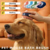 Soft Silicone Pets Hair Remover Comb Handheld Bath Shower Shampoo