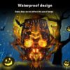 Solar Skull Simulation Flame Lamp Halloween Torch Lawn Ground Plugged Solar Skull Simulation Flame Lamp Halloween Torch Lawn Ground Plugged