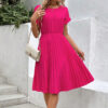 Solid Color Loose Polyester A- Line Skirt for Women Solid Color Loose Polyester A- Line Skirt for Women