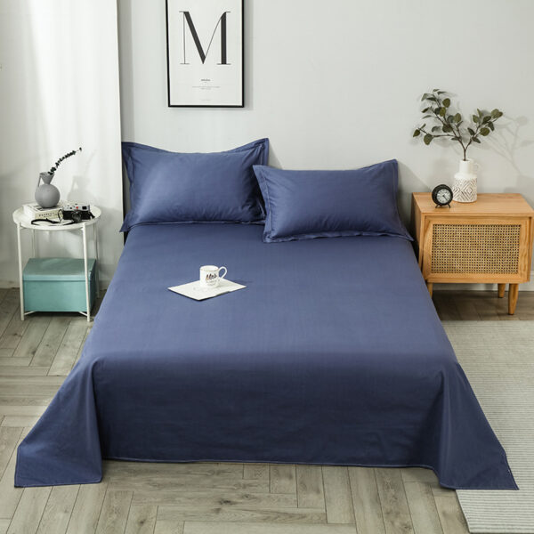 Solid Color Sanding Washed Cotton Single Piece Is Pure Student