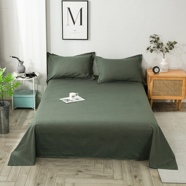 Solid Color Sanding Washed Cotton Single Piece Is Pure Student Solid Color Sanding Washed Cotton Single Piece Is Pure Student