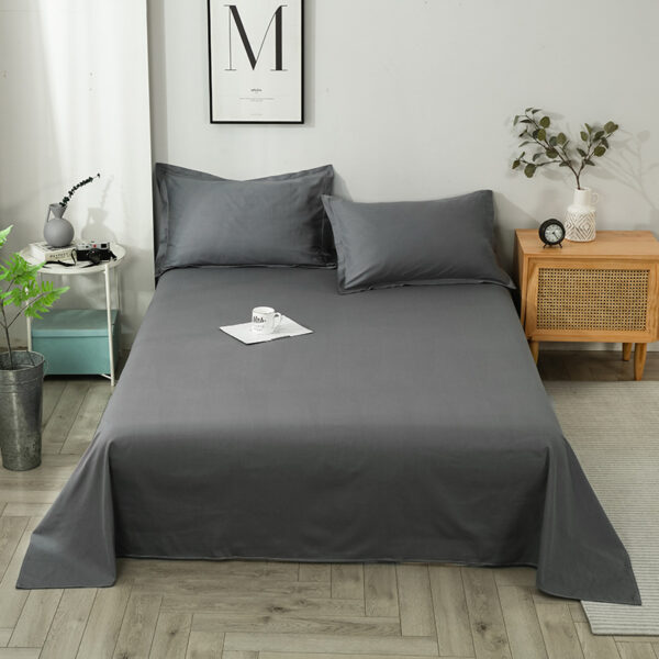 Solid Color Sanding Washed Cotton Single Piece Is Pure Student Solid Color Sanding Washed Cotton Single Piece Is Pure Student