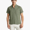 Solid-color Short-sleeved Lapel Shirt Summer Breathable Cotton Solid-color Short-sleeved Lapel Shirt Summer Breathable Cotton
