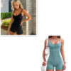 Spaghetti Strap Shorts Jumpsuit Sports Yoga Workout Tight Romper Women