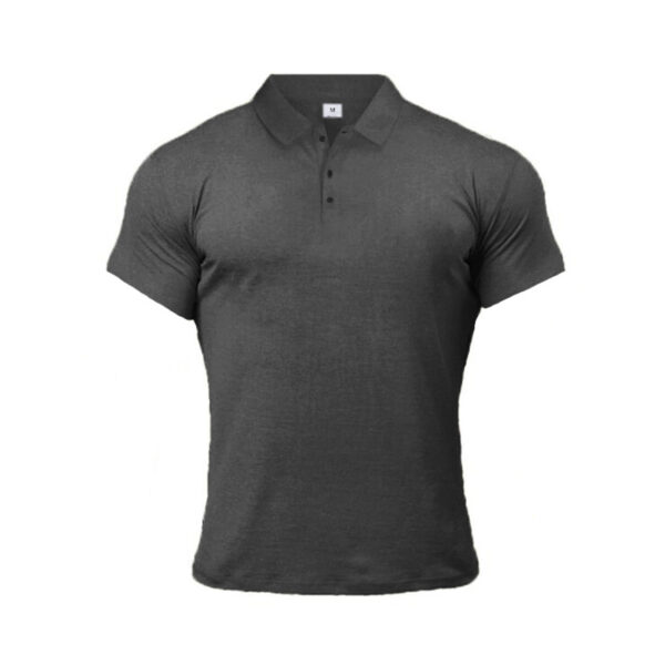 Sports Polo Shirt Summer Short-sleeved Tops Men's Solid Color T-shirt Sports Polo Shirt Summer Short-sleeved Tops Men's Solid Color T-shirt