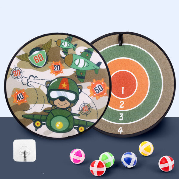 Spot Children's Sticky Ball Dart Board Cartoon Fun Plus Velvet