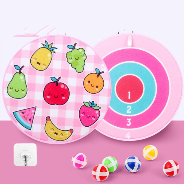 Spot Children's Sticky Ball Dart Board Cartoon Fun Plus Velvet