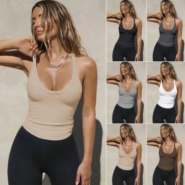 Spring Knitted Vest Sexy Slim Top Spring Knitted Vest Sexy Slim Top