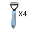 Stainless Double-sided Pet Brush Hair Removal Comb Grooming Dematting Stainless Double-sided Pet Brush Hair Removal Comb Grooming Dematting